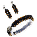 Set fai da te 40. Bracciale di perle e orecchini fai da te Kit con perle + istruzioni + accessori