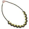 DIY-Set 583. Schmuck selber machen / Set mit Perlen + Anleitung / olive