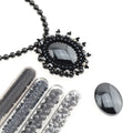DIY-Set 608. Perlenkette + Anhänger selber machen DIY Kit mit Perlen + Anleitung + Zubehör