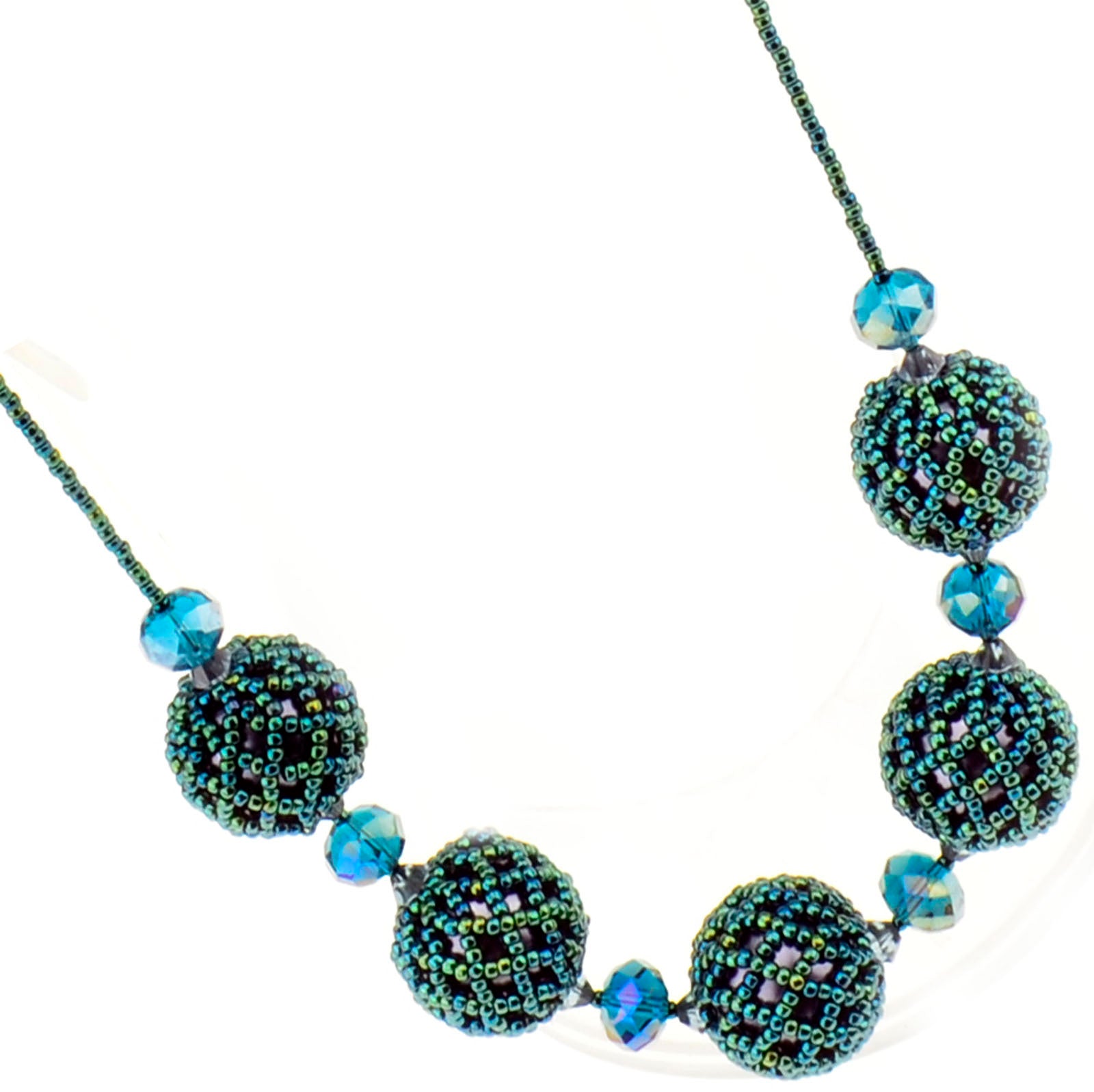 DIY-Set 212. Kette selber machen / DIY Kit mit Perlen + Anleitung + Zubehör