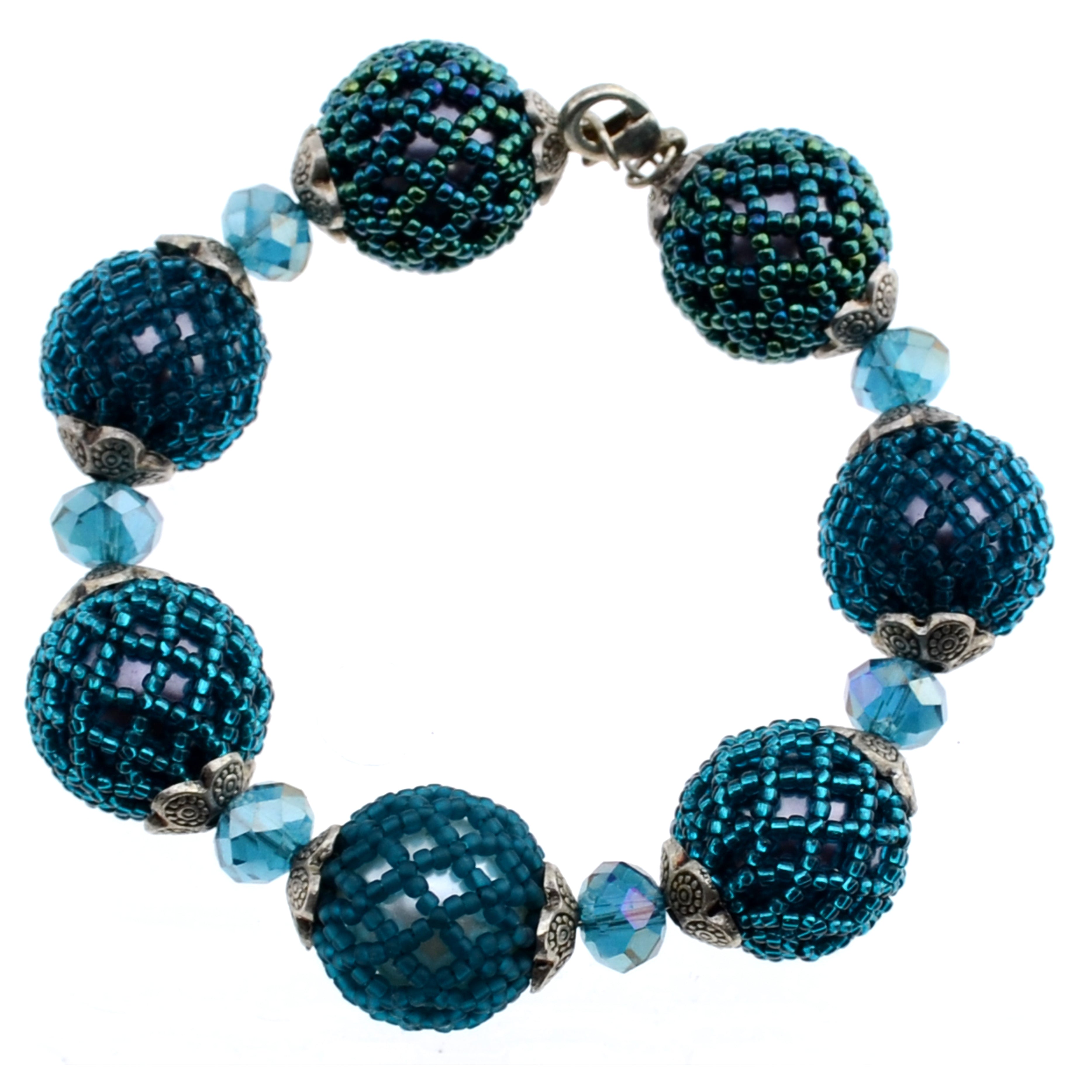 DIY-Set 212. Armband selber machen / DIY Kit mit Perlen + Anleitung + Zubehör