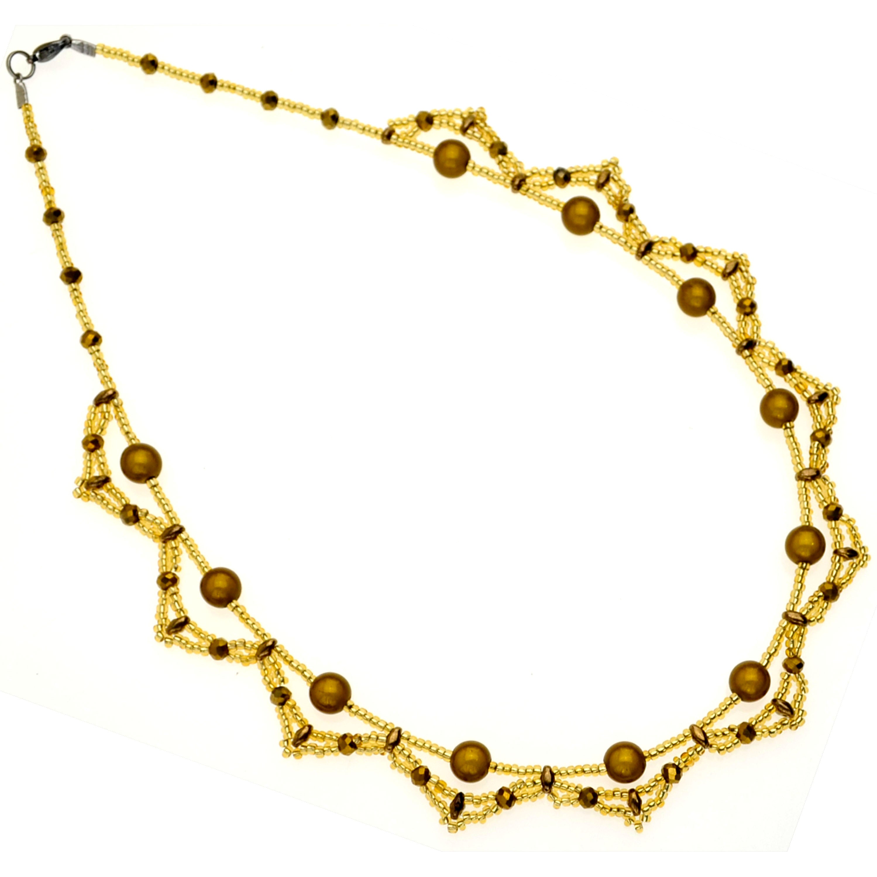 DIY-Set 30. Kit mit Perlen, Anleitung und Zubehör / Schmuck selber machen