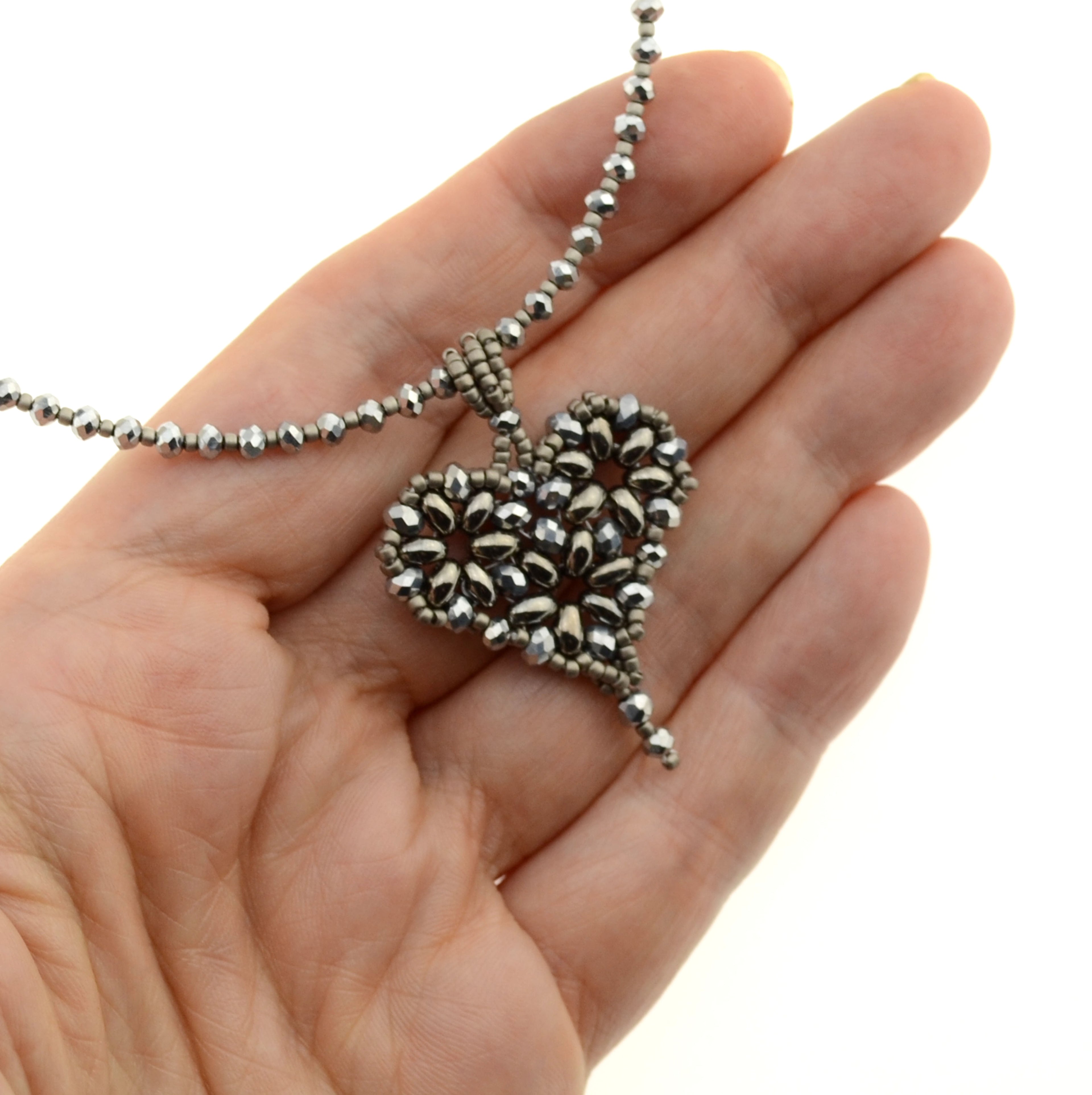 DIY-Set 31. Kit mit Perlen, Anleitung und Zubehör / Schmuck selber machen / Anhänger