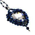 DIY-Set 49. Kit mit Perlen, Anleitung und Zubehör / Schmuck selber machen / Anhänger Herz / English + Deutsch
