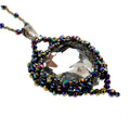 DIY-Set 49. Kit mit Perlen, Anleitung und Zubehör / Schmuck selber machen / Anhänger Herz / English + Deutsch