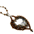 DIY-Set 49. Kit mit Perlen, Anleitung und Zubehör / Schmuck selber machen / Anhänger Herz / English + Deutsch