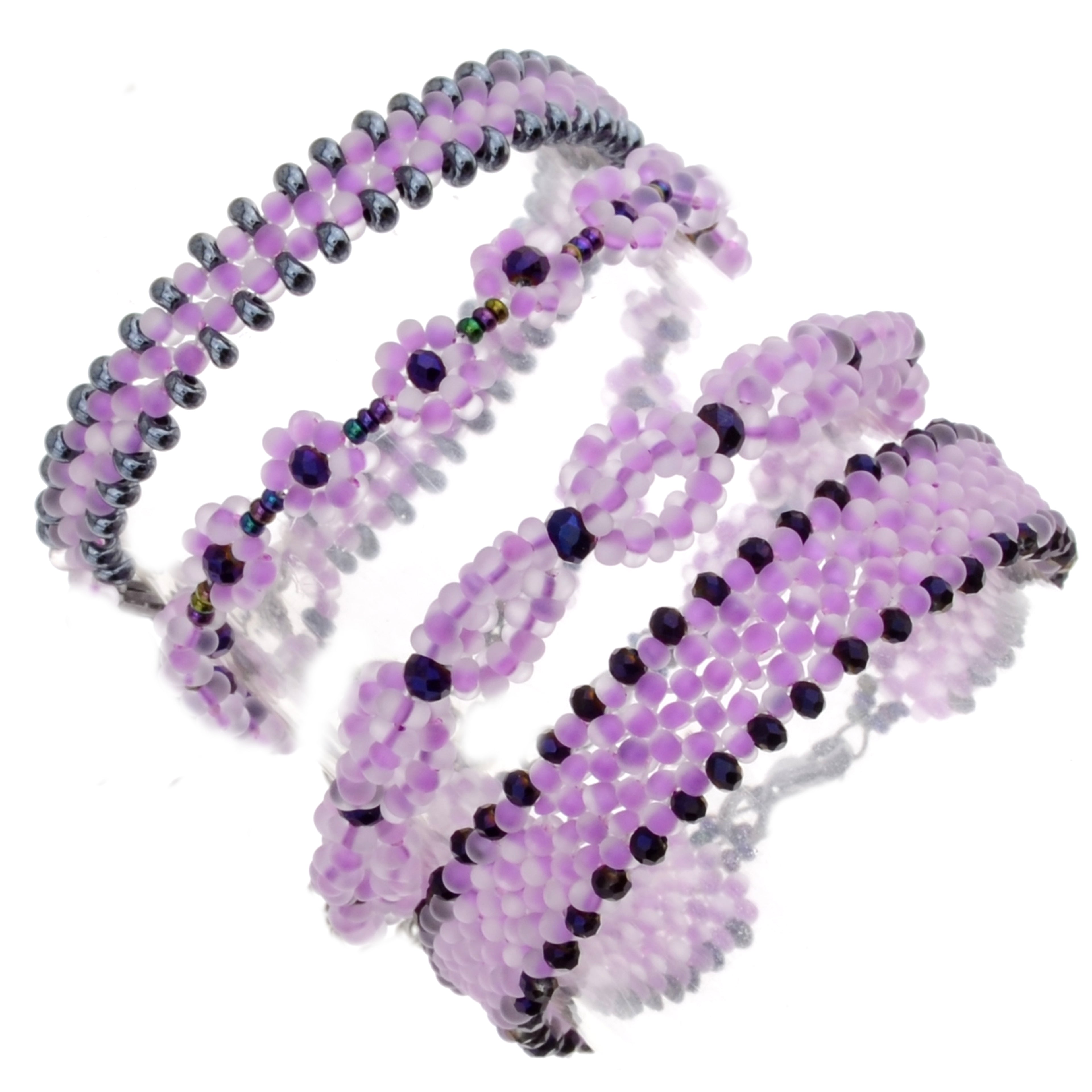 DIY-Set 52. 4  Armbänder  selber machen DIY Kit mit Perlen + Anleitung + Zubehör