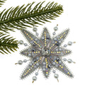 DIY-Set 933. Weihnachten Stern  selber sticken DIY Kit mit Perlen + Anleitung + Zubehör