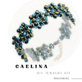 Kit fai da te 802. Set di gioielli "Caelina" – Braccialetto fai da te con perle sfaccettate e rocailles