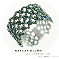 DIY-Set 916. Schmuckset „Galaxy Bloom“ – Kit mit Perlen, Anleitung & Zubehör