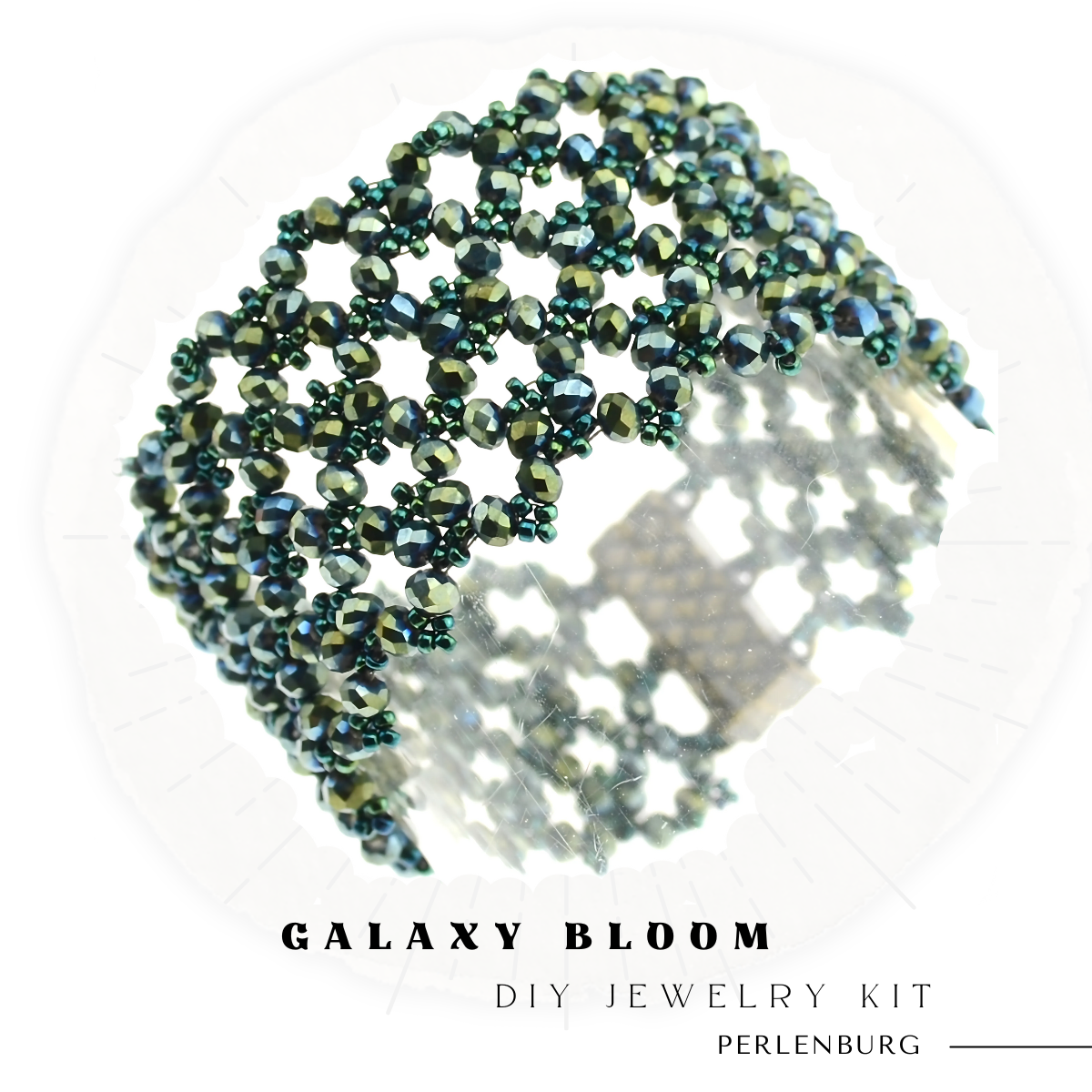DIY-Set 916. Schmuckset „Galaxy Bloom“ – Kit mit Perlen, Anleitung & Zubehör