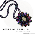 DIY-Set 923. Schmuckset „Mystic Dahlia“ – Anhänger basteln mit Kristallperlen