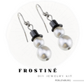 DIY-Set 45. Schmuckset „Frostiné“ – Schneemann Ohrringe basteln
