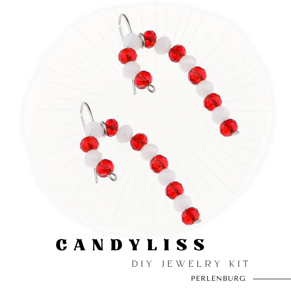 Set fai da te 45. "Candyliss" – Crea orecchini a bastoncino di zucchero