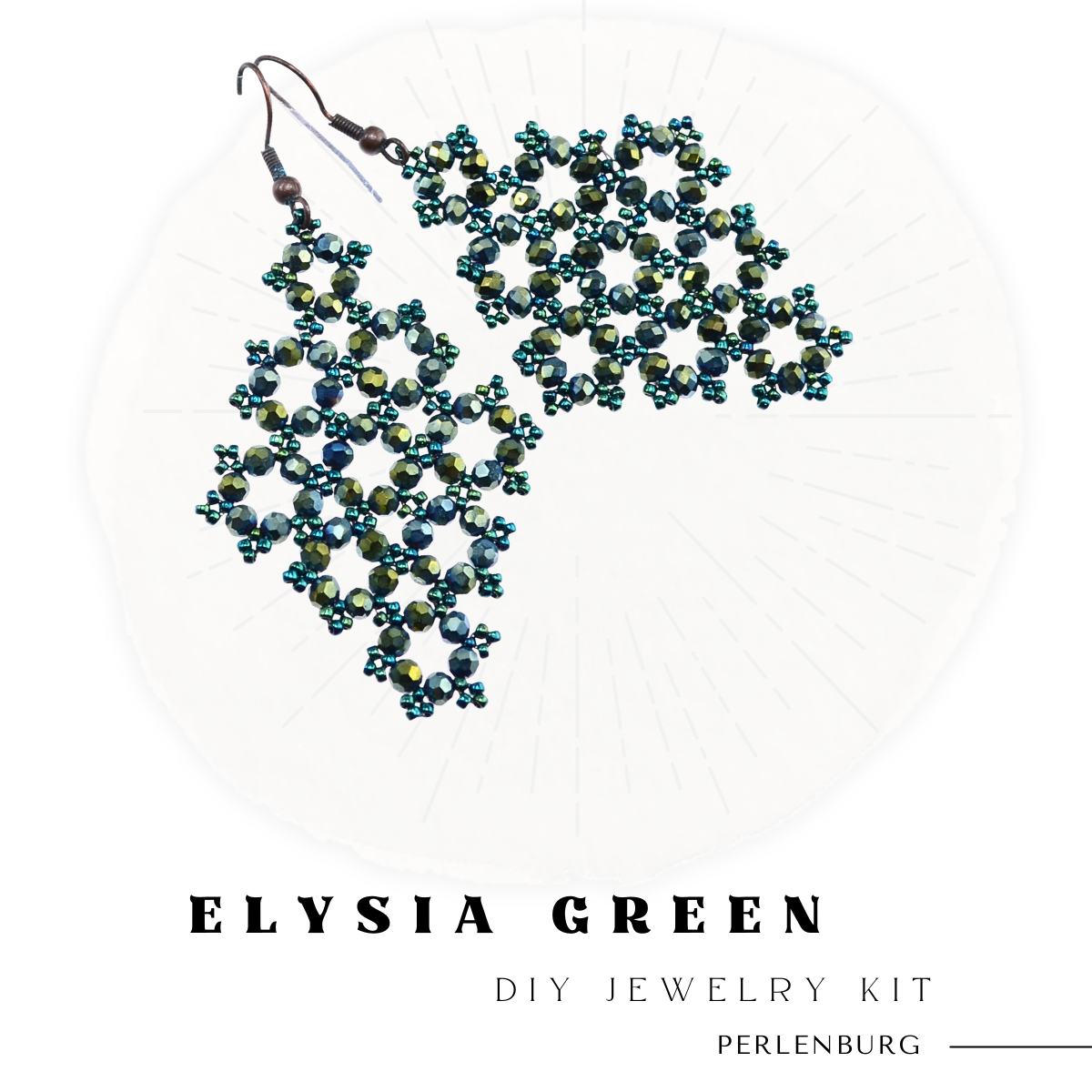 DIY-Set 922. Ohrringe selber machen DIY Kit mit Perlen + Anleitung + Zubehör