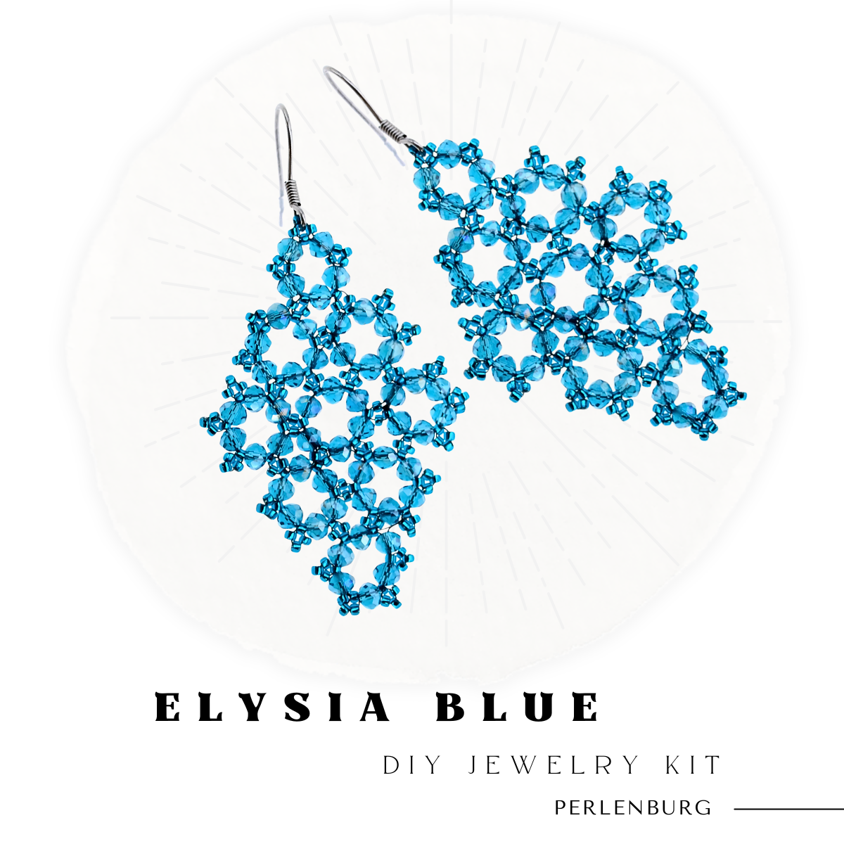 DIY-Set 922. Ohrringe selber machen DIY Kit mit Perlen + Anleitung + Zubehör
