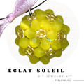 DIY-Set 110. Schmuckset „Éclat Soleil“ – Anhänger mit gelben Perlen & Anleitung