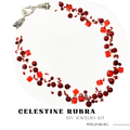 DIY-Set 58. Schmuckset „Celestine Rubra“ – Kit mit Perlen, Anleitung & Zubehör