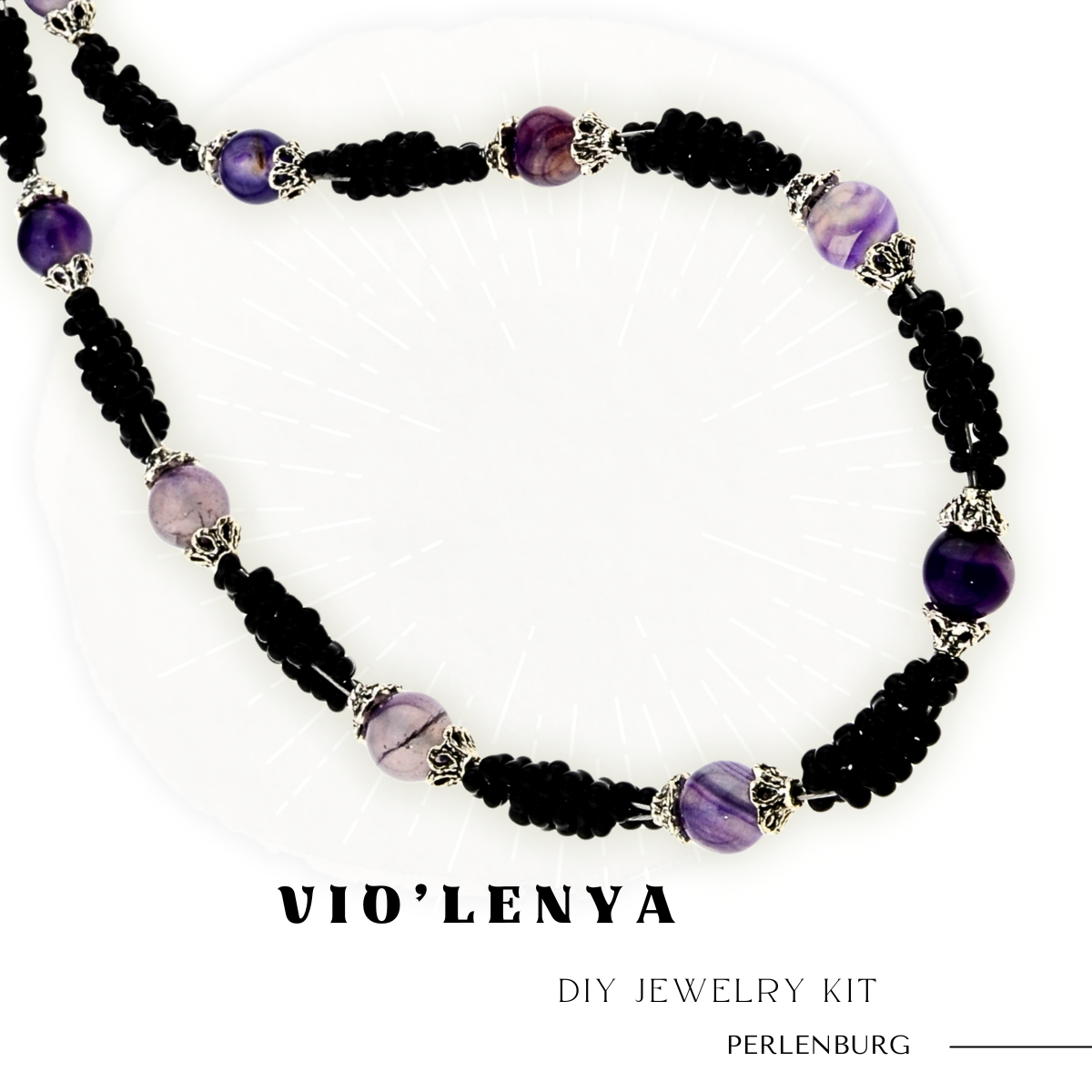 DIY-Set 70. Perlenkette selber machen DIY Kit mit Perlen, Anleitung und Zubehör