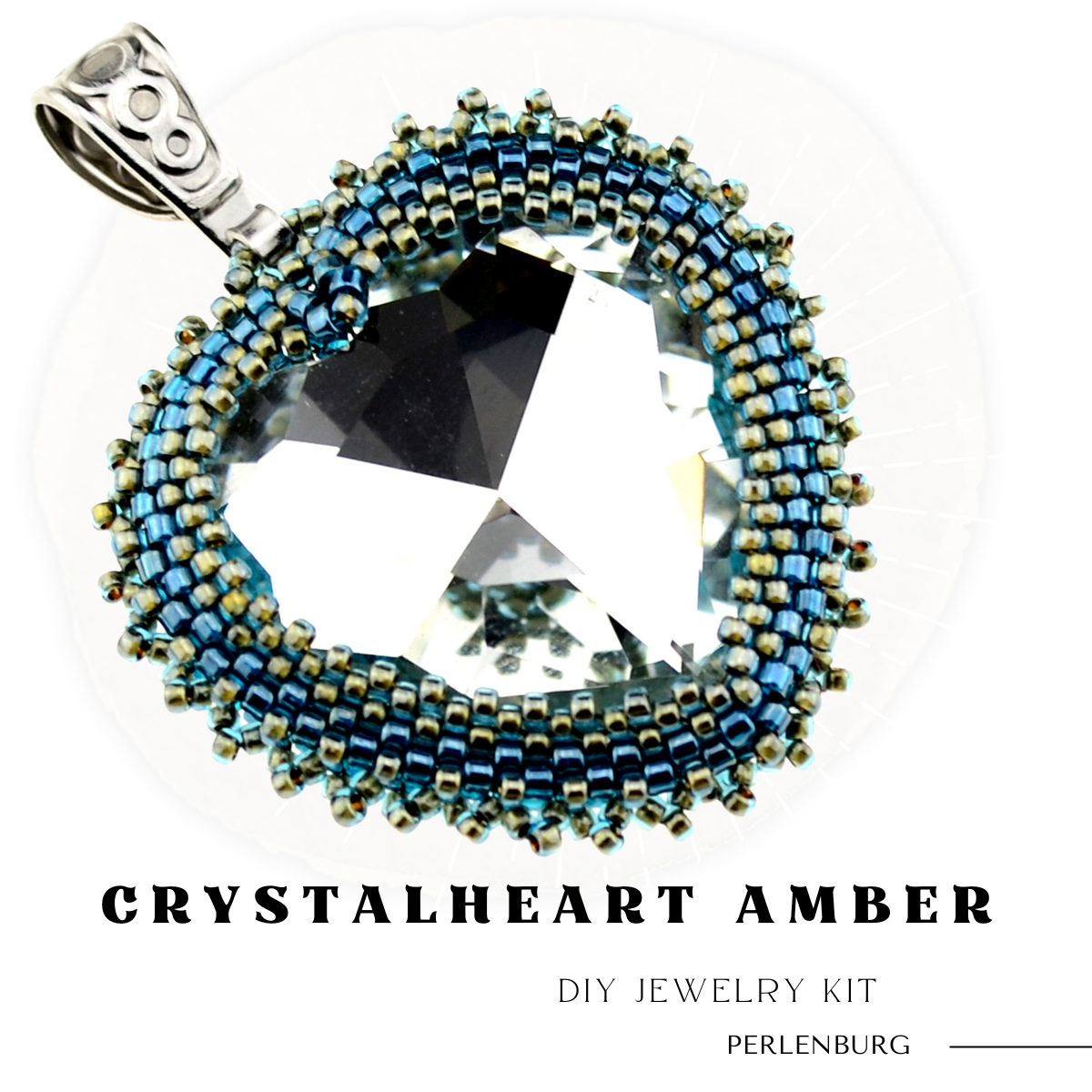 DIY-Set 531. Rocailles Anhänger selber machen Anleitung + Perlen +Zubehör