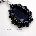 DIY-Set 905. Schmuckset „Lumeria Noctis“ – Schwarzer Anhänger basteln