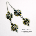 Set fai da te 907. Kit fai da te per orecchini di perle con perle + istruzioni + accessori