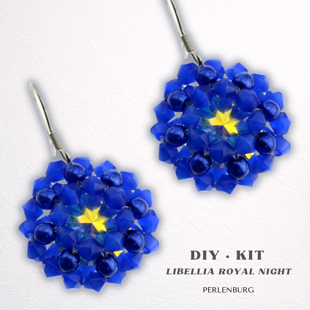 DIY-Set 38. Schmuckset Libellia Royal Night – Ohrringe basteln