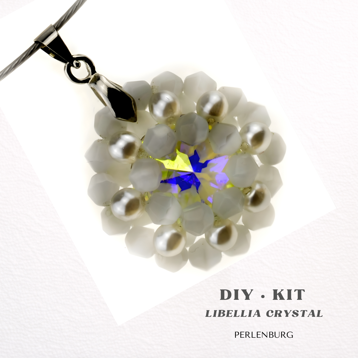 DIY-Set 38. Schmuckset Libellia – Anhänger mit Perlen basteln